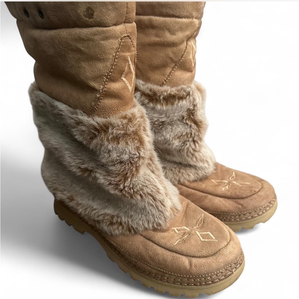 Route 66 Tan Faux Fur Winter Boots